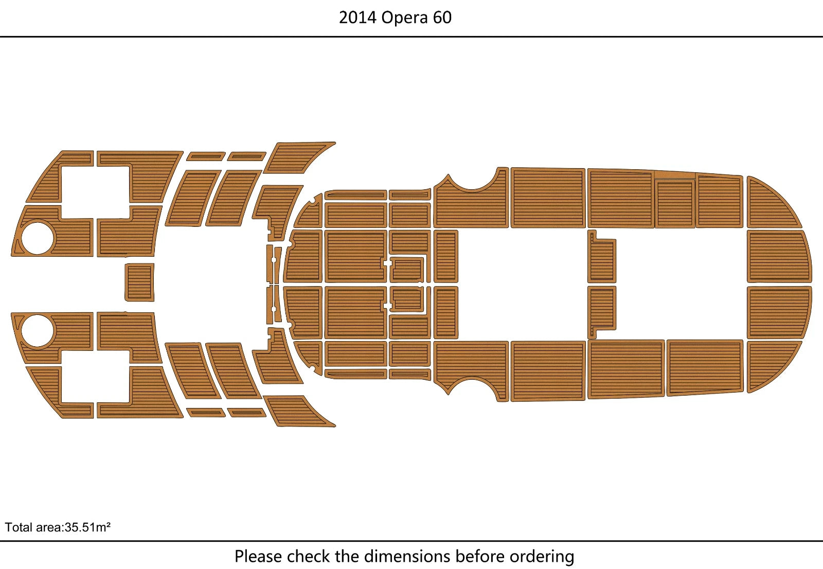EVA Foam Pad Flooring for Opera 60 Sundancer (2014)