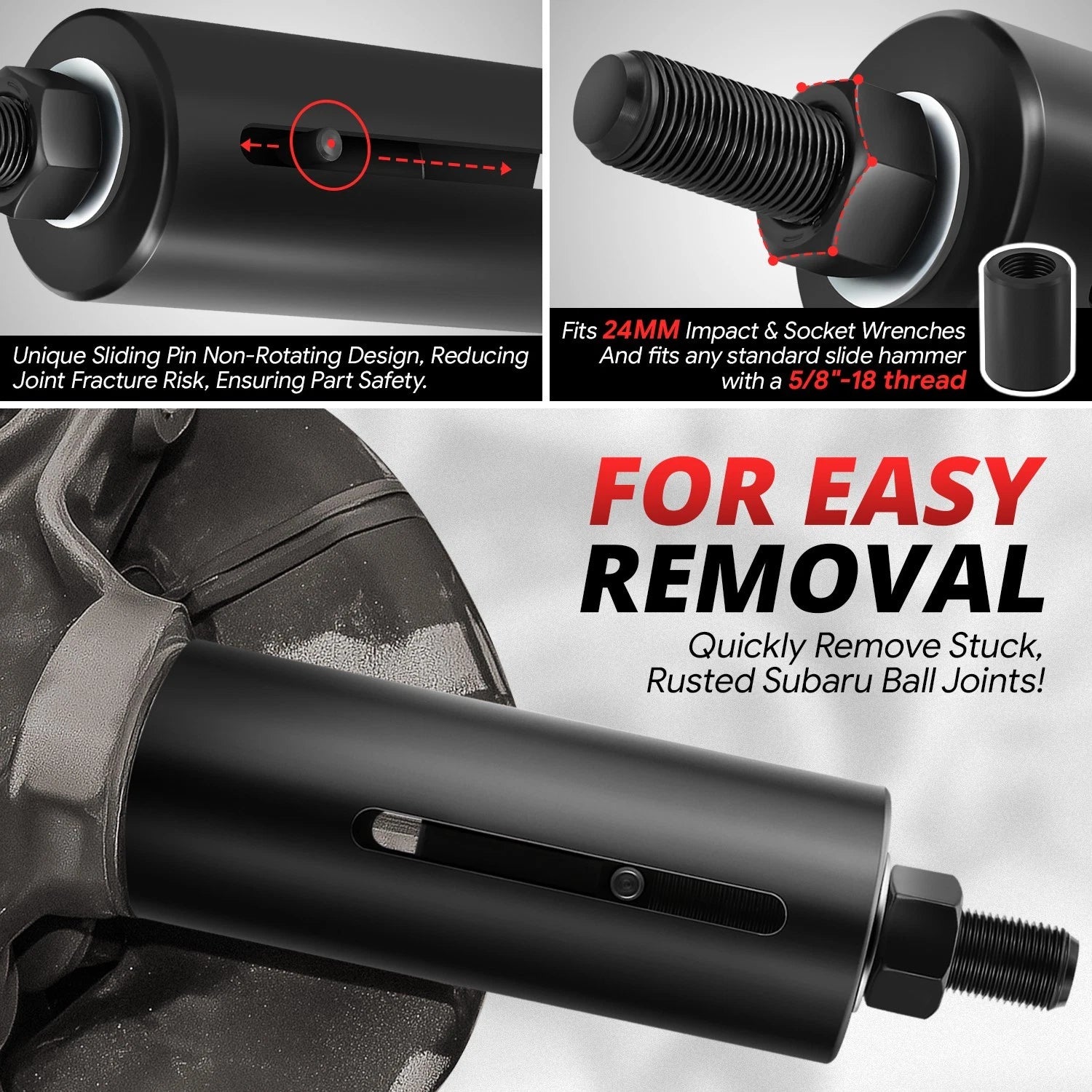 Ball Joint Puller for Subaru Baja, Forester, Impreza, Legacy, Outback (1990–2023)
