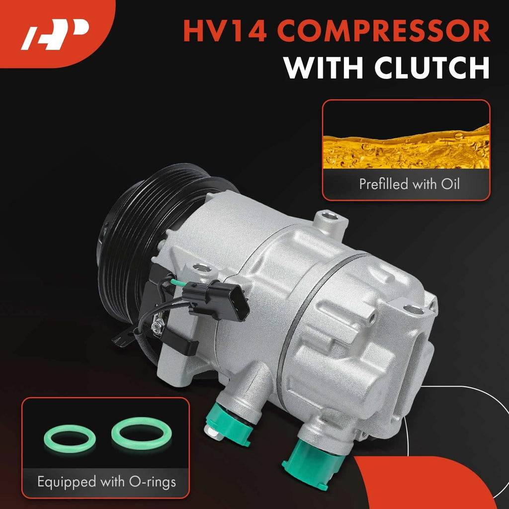 A/C Compressor with 6-Groove Pulley for Kia K5 (2021–2024)