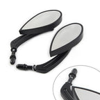 8MM Rear View Mirrors Pair for Harley Touring, Street, Road Glide