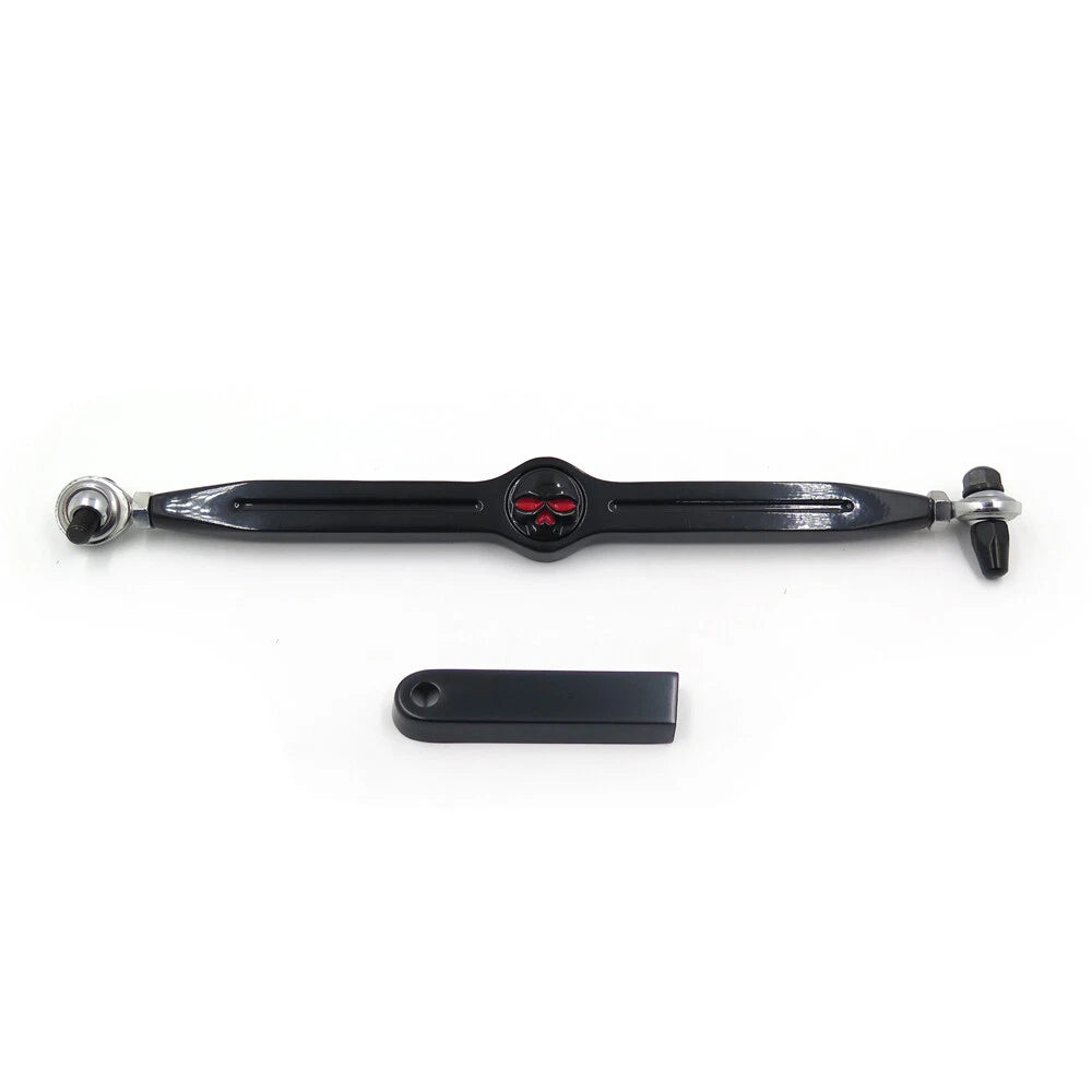 Black Gear Shift Linkage Skull for Harley Road King (1994–2024) Softail (1986–2024)