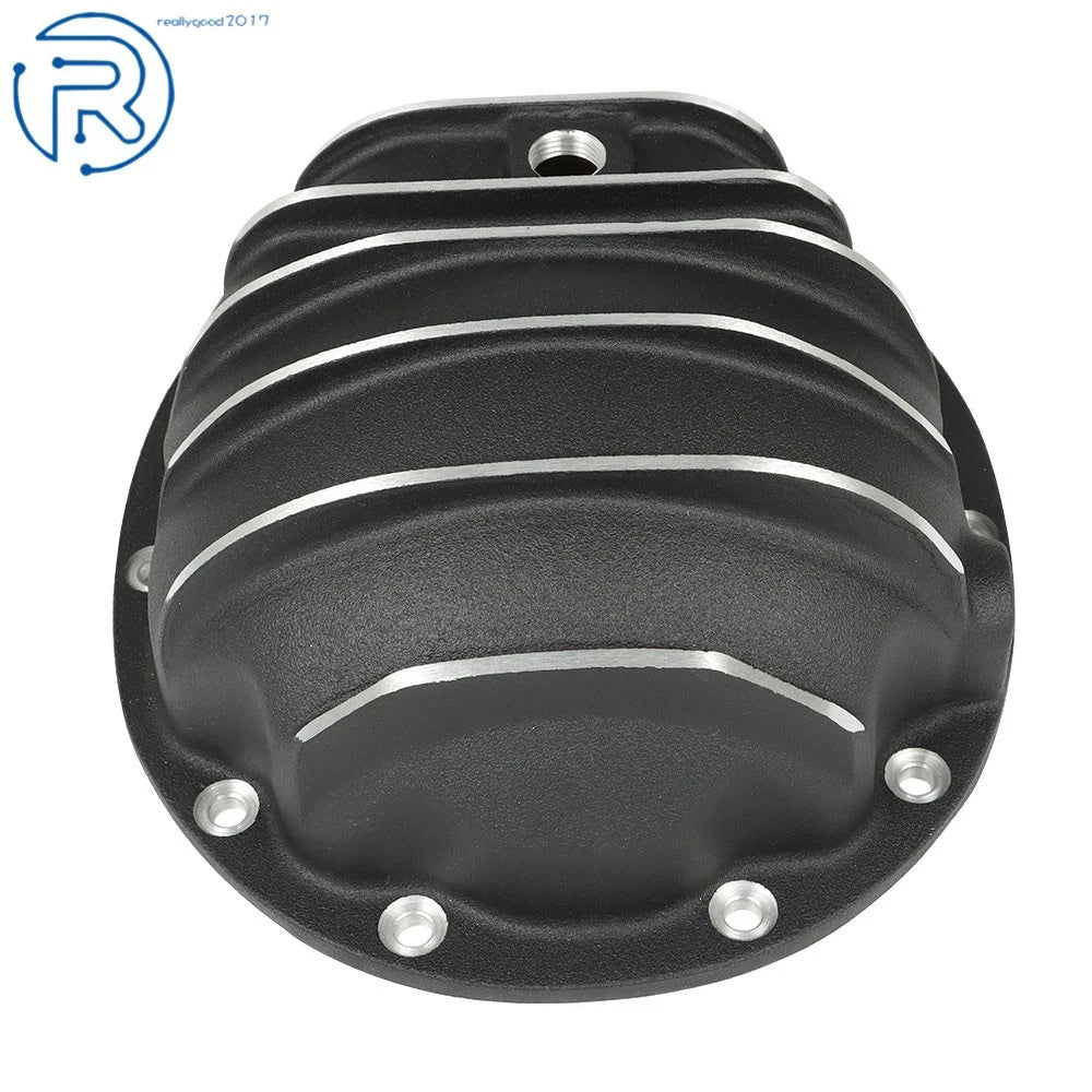 Rear Black Differential Cover with Gasket & Drain Plug for Jeep Wagoneer (1984–2006)