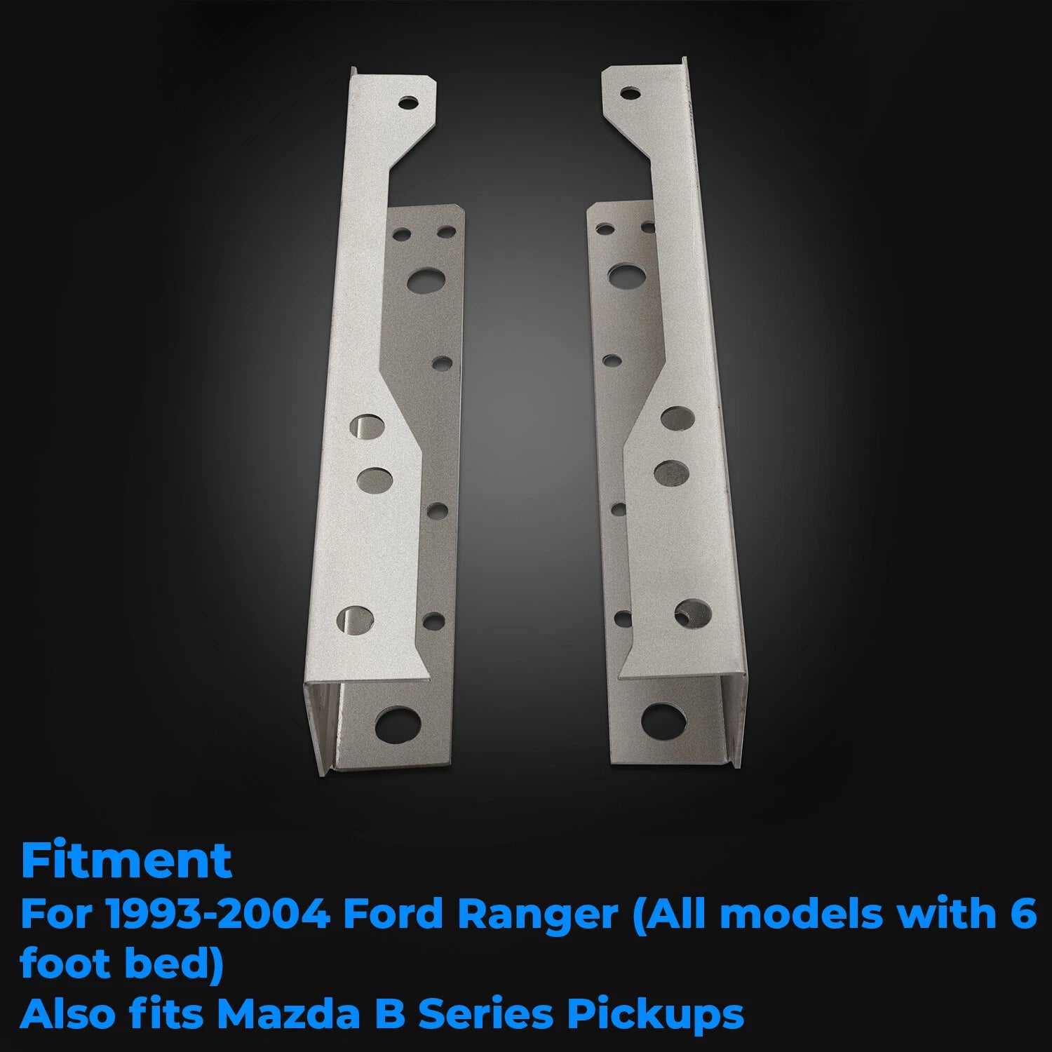 Rear Frame Weld-On Repair Channels for Ford Ranger (1993–2004)