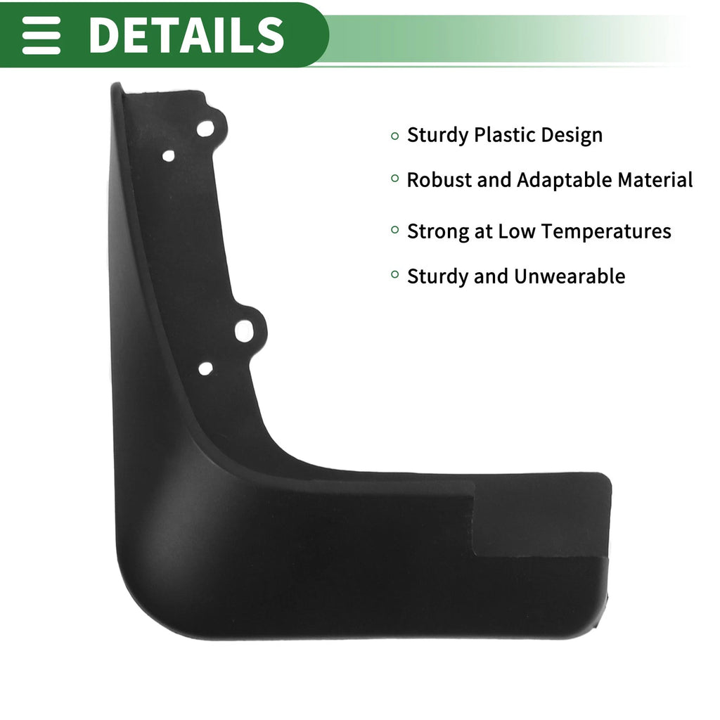 Mud Flaps Splash Guards for Kia KX Cross (2017–2020) w/ Mount Accessories