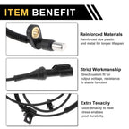 ABS Wheel Speed Sensor for Ford F-250 F-450 F-550 Super Duty (2005–2019)
