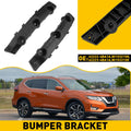 Set of 2 Front Bumper Support Retainer Brackets for Nissan Rogue (2014–2019)
