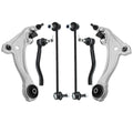 Set of 6 Front Lower Control Arms Outer Tie Rods Sway Bar for Nissan Maxima (2009–2014)