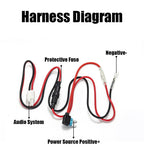 Audio Interface + USB-A QC3.0 Charger for Mazda 3 5 6 RX8 MX5 CX7 CX9 BT50