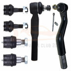 6X Front Ball Joints Tie Rod for Ford F-250 F-350 F-450 Super Duty (1999–2004)