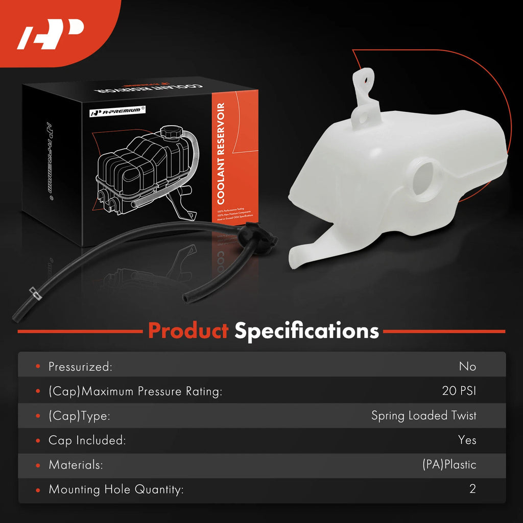 Coolant Reservoir Expansion Tank for Toyota Corolla (2009–2013)