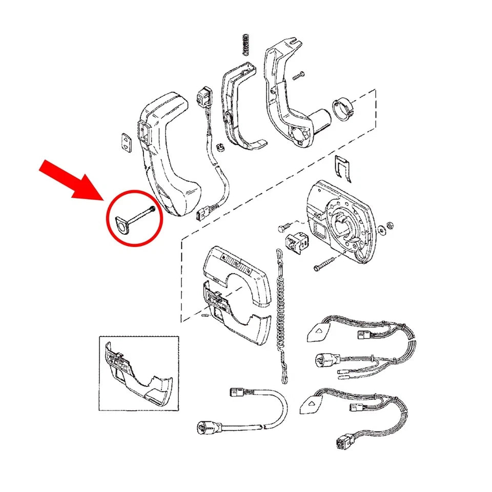 Throttle Button for Mercruiser Quicksilver Mercury (824026)