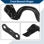 Hood Hinges for Hyundai Elantra 2017-2020 Front Bonnet Bracket 1 Pair