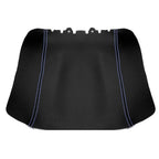 Leather Console Lid Jump Seat Cover for Ford F150 (2004–2008) Blue Stitch