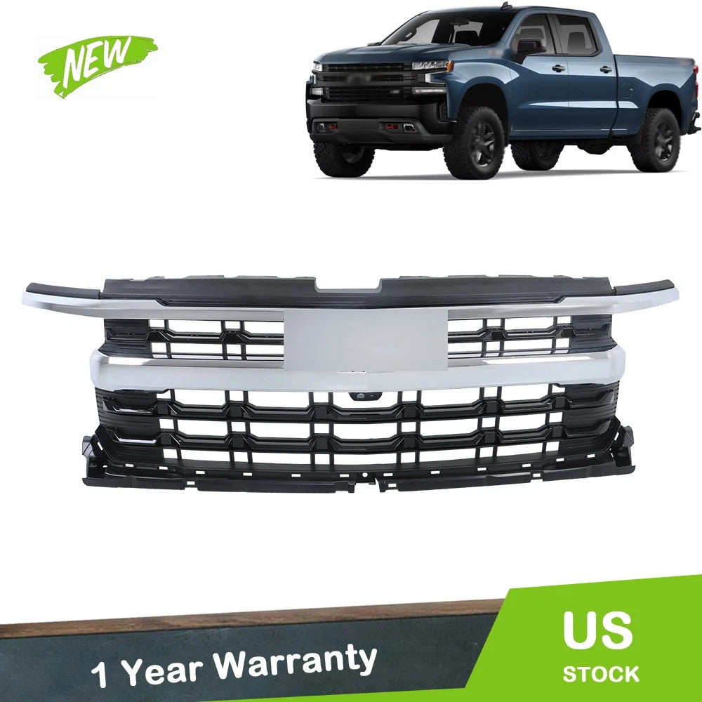 Front Center Mesh Grille 84884905 for Chevy Silverado 1500 (2022–2024)