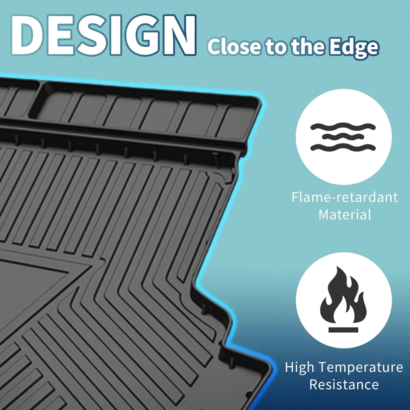 Flat Face Cargo Liner Rear Trunk Mat for Subaru Forester (2013–2018) TPE