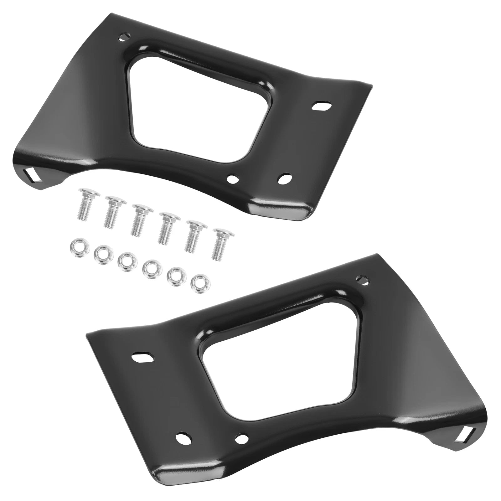 Set of 2 Rear Step Bumper Mounting Brackets for Dodge Dakota (2005–2011)