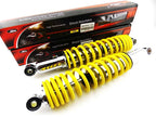 365mm Shock Absorbers for Honda XL250K  - Yellow/Chrome