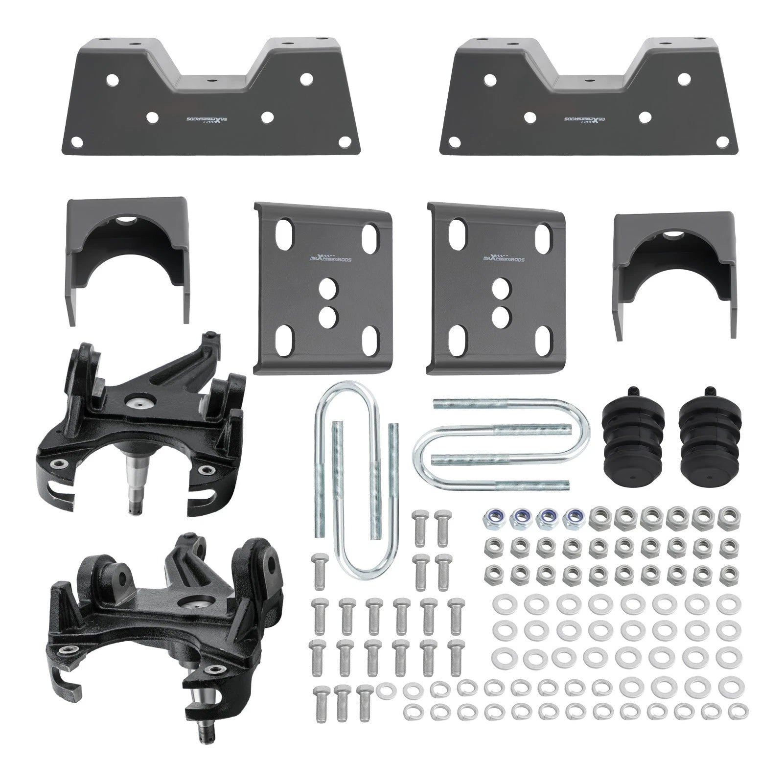 Lowering kit 3" front 5" rear w/C-notches for Chevrolet C10/R10 1973–1987