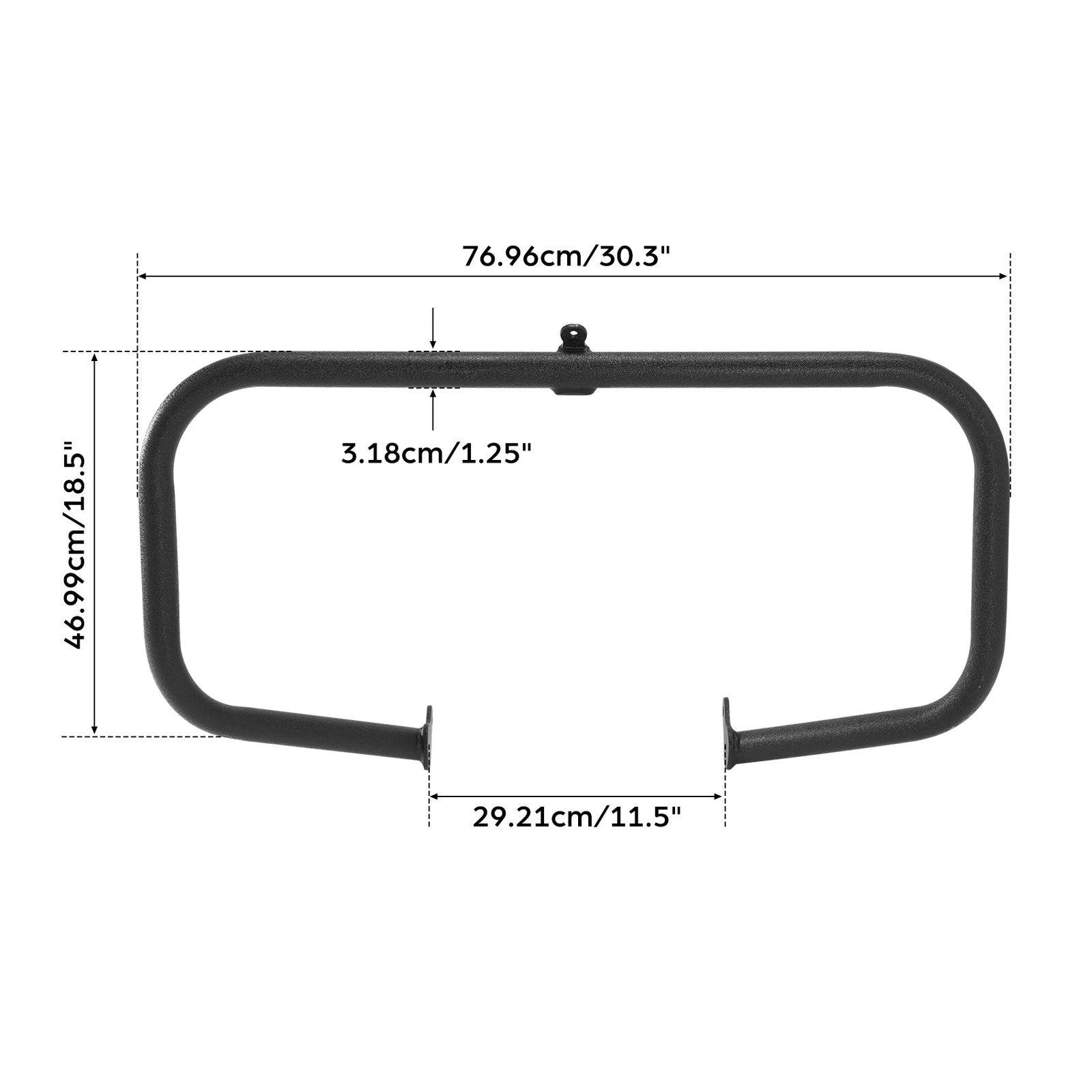 1 1/4" Highway Engine Guard Crash Bar for Harley Street Road Glide (2009–2023)