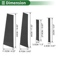 8 Pcs Door Pillar Window Trim for BMW X4 Carbon Fiber (2019-2024)