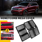 3PCS Front Mesh Honeycomb Insert Grill for Jeep Grand Cherokee (2014–2016)
