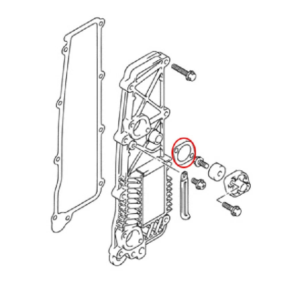 Set of 10 Zinc Anode Cover Gaskets for Suzuki DF25/30/40/50/60/70/80/90 (2001–Present) 11265-87E00