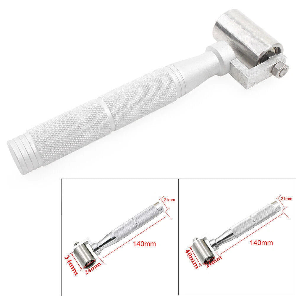24mm Stainless Steel Hand Pressure Roller Tool for Roofing Welding (140mm)