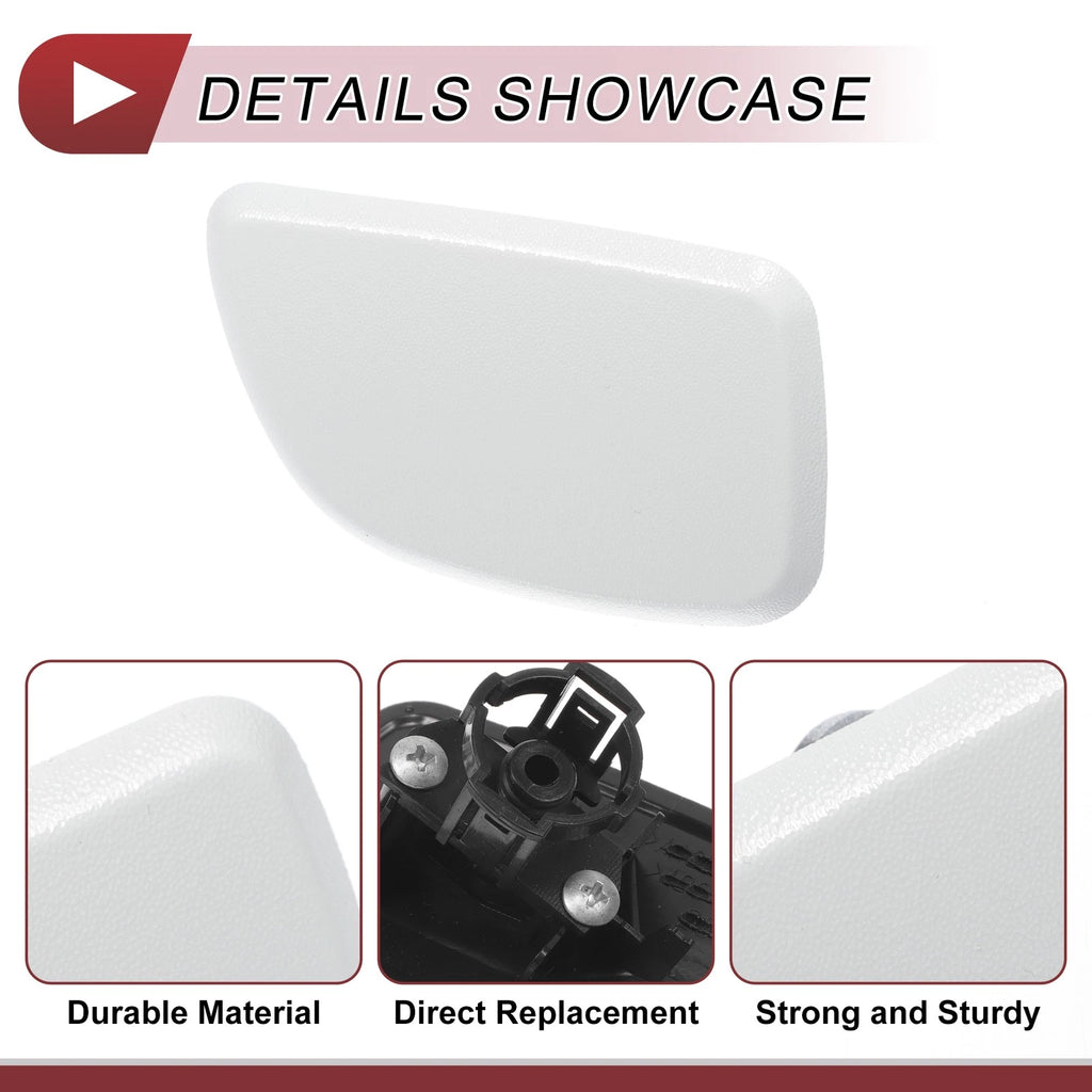 Front Right Washer Nozzle Cover Cap for Subaru Forester (2005–2007) White