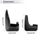 Set of 2 Mud Flaps Splash Guards for BMW 1 Series (120i) E87 (2007–2011)