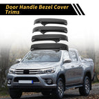 Set of 4 Carbon Fiber Door Handle Bezel Covers for Toyota Tundra (2014–2021)