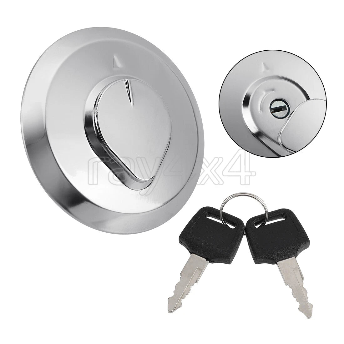 Fuel Gas Cap Tank Lock for Honda CM400T CM450A CM450C CM450E Silver Wing 650