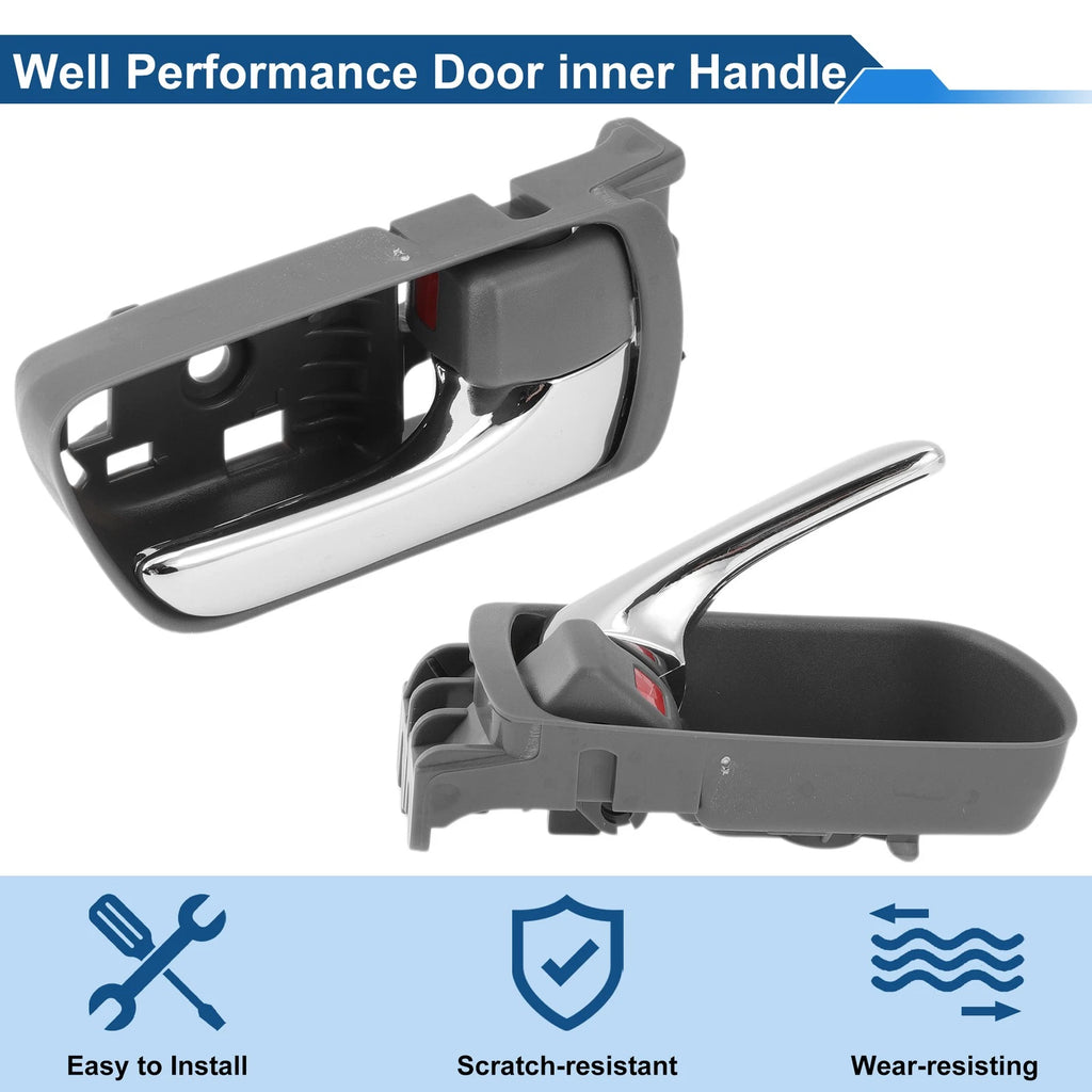 Front Driver Side Interior Door Handle for Toyota Sienna (2004–2010) Silver Tone