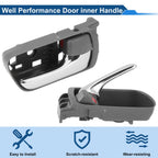 Front Driver Side Interior Door Handle for Toyota Sienna (2004–2010) Silver Tone