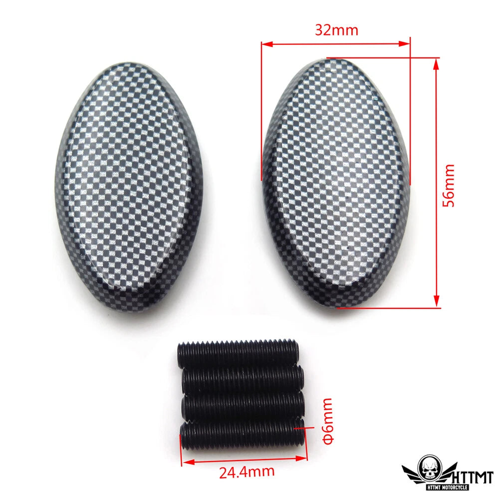 Mirror Base Plate Block Off for Kawasaki Ninja ZX6R ZX6RR ZX10R (2005–2008)