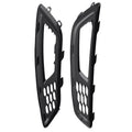 Pair Front Bumper Fog Lamp Grille Cover for Ford Focus (2015–2017) F1EJ-15A299-AB