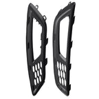 Pair Front Bumper Fog Lamp Grille Cover for Ford Focus (2015–2017) F1EJ-15A299-AB