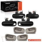 Exterior & Interior Door Handle Set for Chevy Prizm & Toyota (2000-2002)