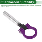 Tow Hook for Mitsubishi Lancer EX (2007–2012) 23.6mm Aluminum Alloy Purple