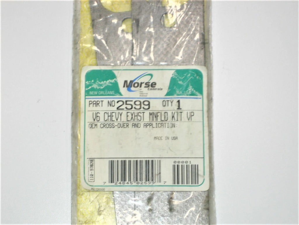 Morse 2599 Exhaust Manifold Gasket Kit for Chevy V6 Marine