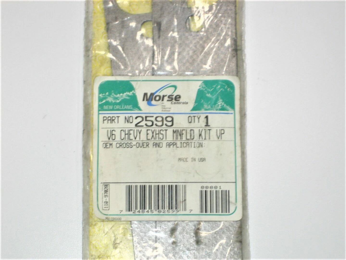 Morse 2599 Exhaust Manifold Gasket Kit for Chevy V6 Marine