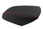 Leather Synthetic Console Armrest Cover for Ford Explorer (2011–2019) Red Stitch