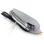 LED Chrome Mirror Block Off Base Plates for Yamaha R1 YZF-R1 (2000–2008)