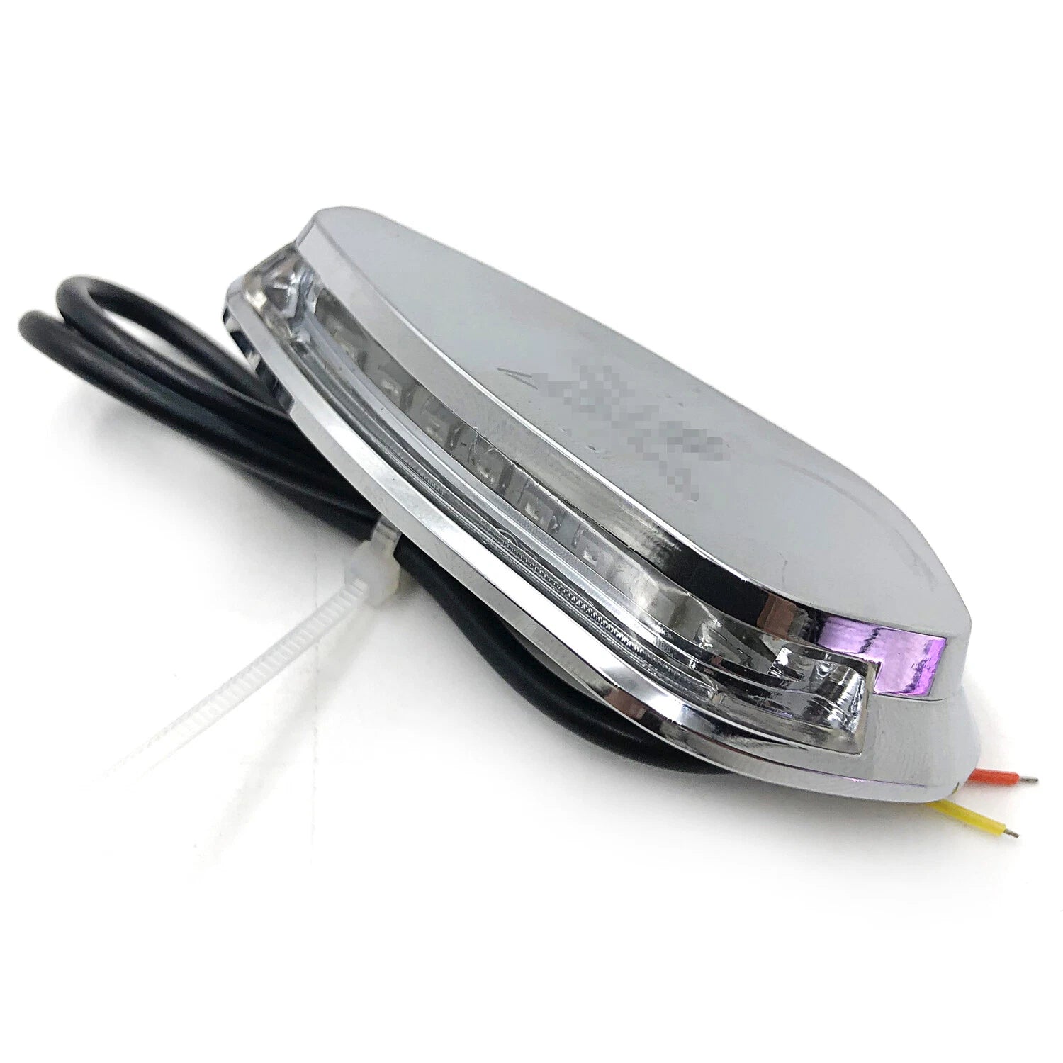 LED Chrome Mirror Block Off Base Plates for Yamaha R1 YZF-R1 (2000–2008)