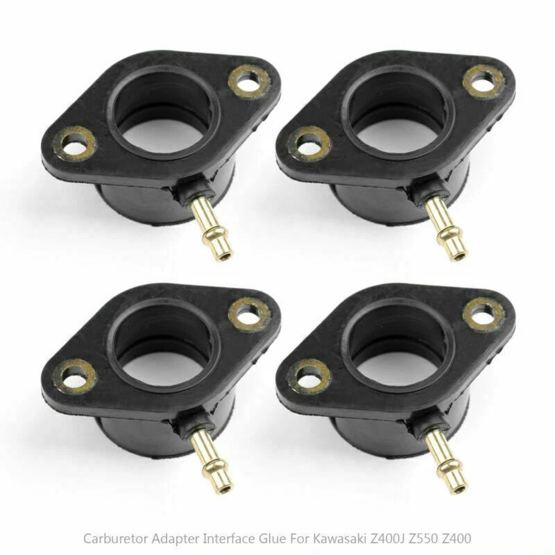 Intake Manifold Boots for Kawasaki Z 400 J Z 500 B Z 550 KZ 550 (1978–1983) 16065-1014
