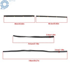 Set of 10 Weatherstrip Seals for Jeep Wrangler YJ CJ7 CJ8 (1976–1995)