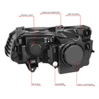 Right Side LED DRL Projector Headlight for Chrysler 300 (2011–2014)