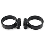 Black Exhaust Port Clamps for Harley XL Ironhead Sportster (1957-1985)