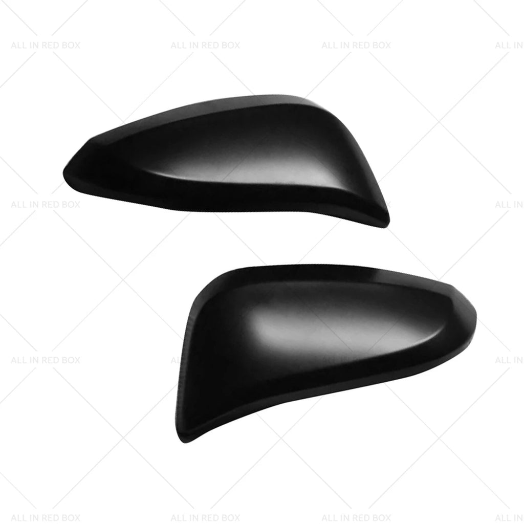 Black Mirror Covers + Door Handles Kit for Toyota Hilux (2015–2023)