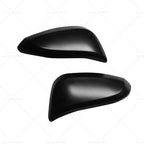 Black Mirror Covers + Door Handles Kit for Toyota Hilux (2015–2023)