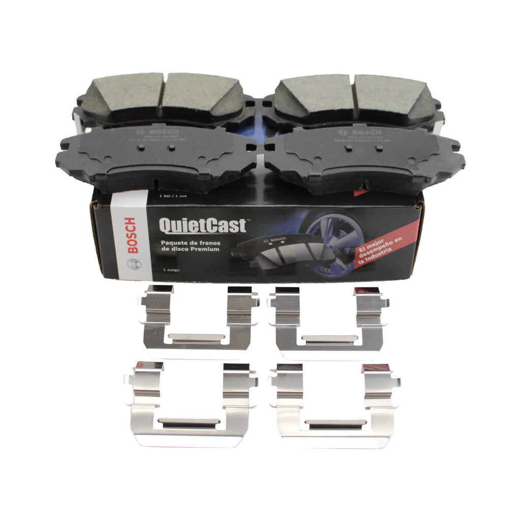 Set of 4 Bosch QuietCast Front Ceramic Brake Pads for LaCrosse ELR Impala Terrain (2014–2019)